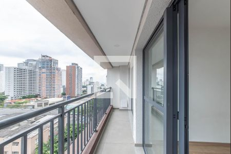 Apartamento à venda com 33m², 1 quarto e sem vagaVaranda