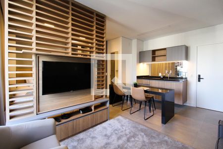 Sala de kitnet/studio para alugar com 1 quarto, 40m² em Vila Olímpia, São Paulo