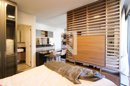 Studio para alugar com 40m², 1 quarto e 1 vaga Studio para alugar com 40m², 1 quarto e 1 vagaQuarto