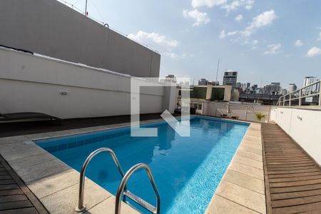 Área comum - Piscina de apartamento à venda com 1 quarto, 35m² em Jardim Paulista, São Paulo