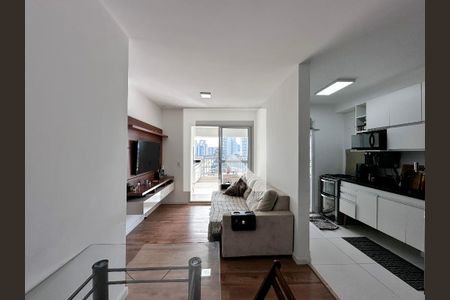 Sala de apartamento à venda com 2 quartos, 70m² em Jardim Caravelas, São Paulo