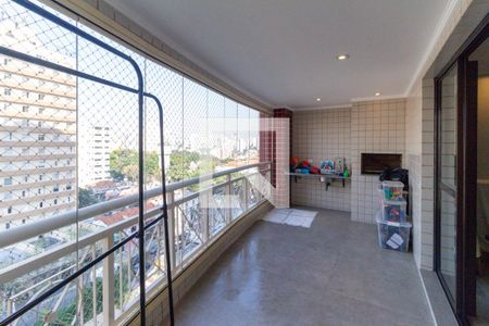 Varanda de apartamento à venda com 3 quartos, 167m² em Vila Deodoro, São Paulo