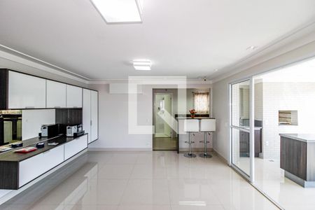 Sala de apartamento para alugar com 4 quartos, 138m² em Jardim Caravelas, São Paulo