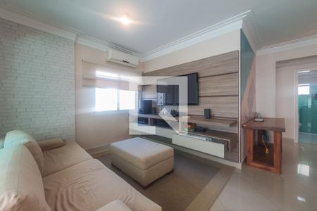 Sala de apartamento para alugar com 3 quartos, 120m² em Balneario Guarujá, Guarujá