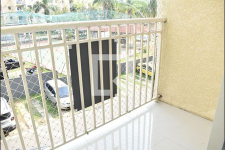 Varanda da Sala de apartamento para alugar com 3 quartos, 56m² em Campo Grande, Rio de Janeiro