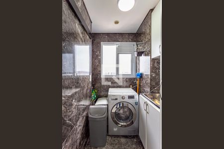 Área de Serviço de apartamento à venda com 2 quartos, 67m² em Vila Eldízia, Santo André
