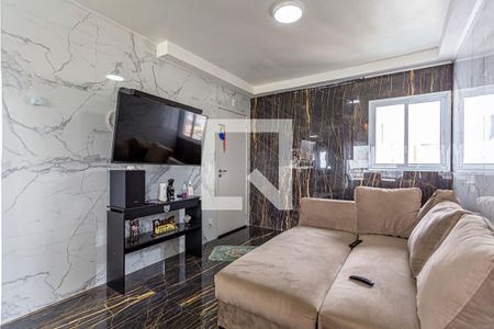 Sala de apartamento à venda com 2 quartos, 67m² em Vila Eldízia, Santo André