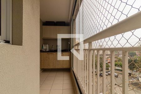 Varanda da Sala de apartamento à venda com 2 quartos, 59m² em Vila Andrade, São Paulo