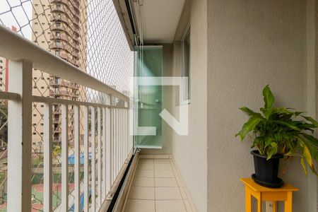 Varanda da Sala de apartamento à venda com 2 quartos, 59m² em Vila Andrade, São Paulo