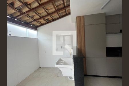 Área de Serviço de casa de condomínio à venda com 3 quartos, 130m² em Cabral, Contagem