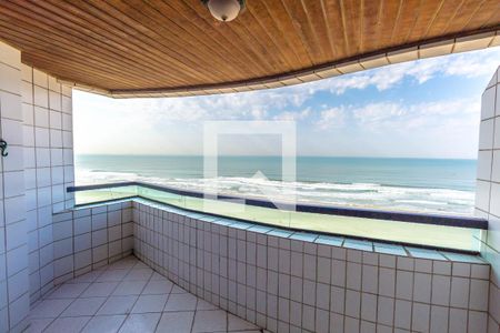 Varanda da Sala de apartamento para alugar com 2 quartos, 95m² em Cidade Ocian, Praia Grande