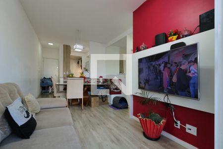 Sala de apartamento à venda com 2 quartos, 55m² em Vila Humaitá, Santo André