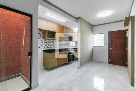 Sala / Cozinha de apartamento à venda com 1 quarto, 33m² em Vila Carrao, São Paulo