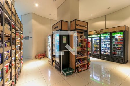 Apartamento para alugar com 49m², 1 quarto e 2 vagas Apartamento para alugar com 49m², 1 quarto e 2 vagasÁrea comum - Mercado