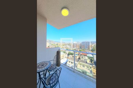 Varanda da Sala de apartamento para alugar com 2 quartos, 60m² em Todos Os Santos, Rio de Janeiro