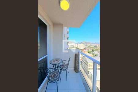 Varanda da Sala de apartamento para alugar com 2 quartos, 60m² em Todos Os Santos, Rio de Janeiro