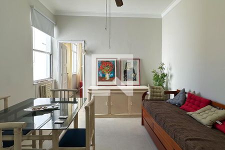 Sala de apartamento para alugar com 1 quarto, 50m² em Copacabana, Rio de Janeiro