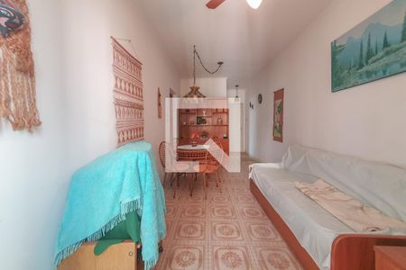 Sala de apartamento para alugar com 1 quarto, 55m² em Centro, Guarujá