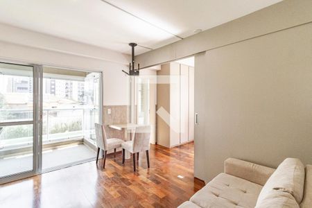Sala e Cozinha de apartamento para alugar com 1 quarto, 35m² em Vila Mariana, São Paulo