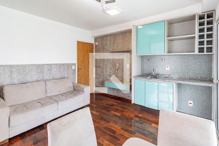 Sala e Cozinha de apartamento para alugar com 1 quarto, 35m² em Vila Mariana, São Paulo