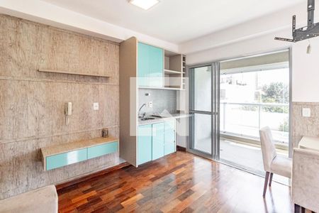 Sala e Cozinha de apartamento para alugar com 1 quarto, 35m² em Vila Mariana, São Paulo