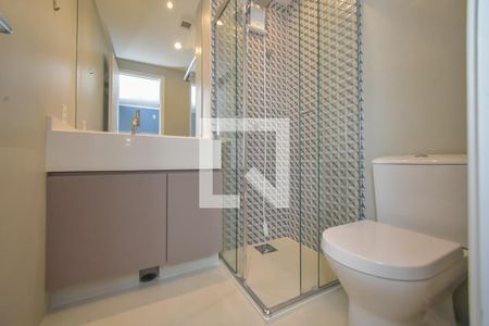 Banheiro de apartamento para alugar com 1 quarto, 26m² em Vila Buarque, São Paulo