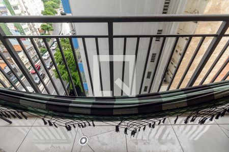 Varanda do Studio de apartamento para alugar com 1 quarto, 27m² em Vila Buarque, São Paulo