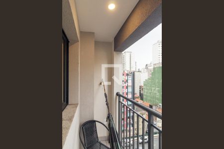 Varanda do Studio de apartamento para alugar com 1 quarto, 27m² em Vila Buarque, São Paulo