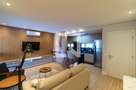 Apartamento para alugar com 89m², 1 quarto e 1 vagaSalas