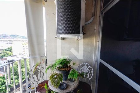 Varanda da Sala de apartamento à venda com 3 quartos, 103m² em Maracanã, Rio de Janeiro
