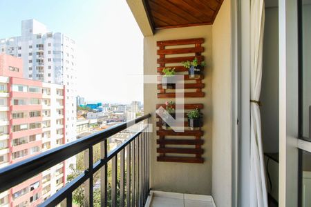Varanda da Sala de apartamento à venda com 2 quartos, 60m² em Vila Esperança, São Paulo