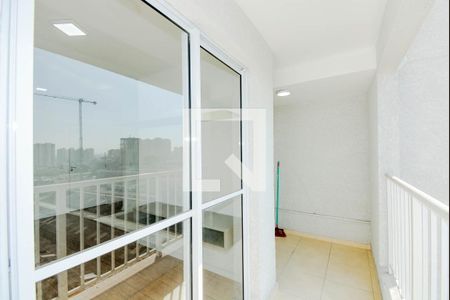 Varanda da Sala de apartamento à venda com 2 quartos, 48m² em Vila São João, Guarulhos