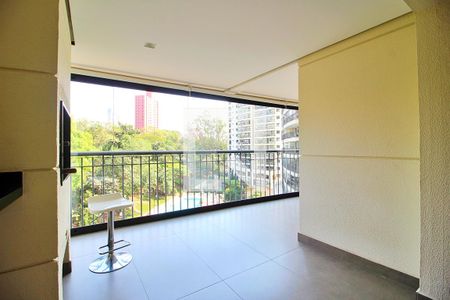 Varanda Gourmet de apartamento à venda com 3 quartos, 130m² em Jardim, Santo André