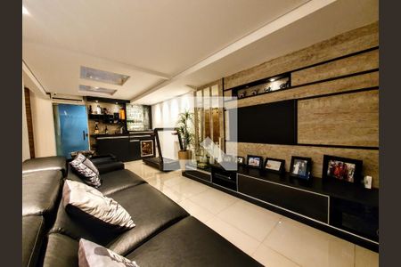 Sala de apartamento à venda com 3 quartos, 190m² em Sagrada Família, Belo Horizonte