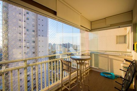Varanda da Sala de apartamento à venda com 2 quartos, 61m² em Vila Apiaí, Santo André
