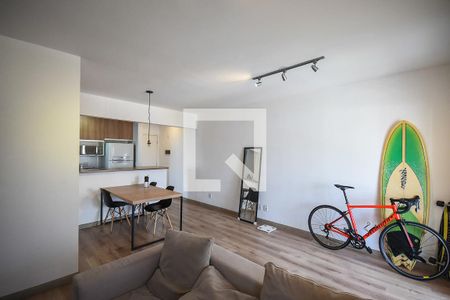 Sala de apartamento para alugar com 2 quartos, 81m² em Real Parque, São Paulo