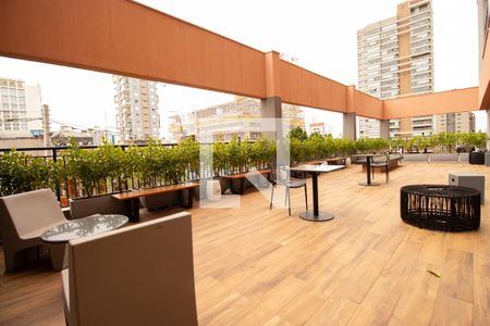 Apartamento para alugar com 29m², 1 quarto e sem vaga Apartamento para alugar com 29m², 1 quarto e sem vagaÁrea comum - Salão de festas (Parte externa)