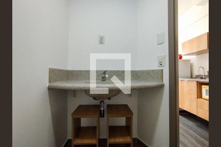 Banheiro de kitnet/studio à venda com 1 quarto, 20m² em Santa Paula, São Caetano do Sul