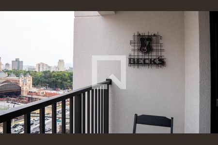 Varanda de kitnet/studio para alugar com 1 quarto, 23m² em Centro Histórico de São Paulo, São Paulo