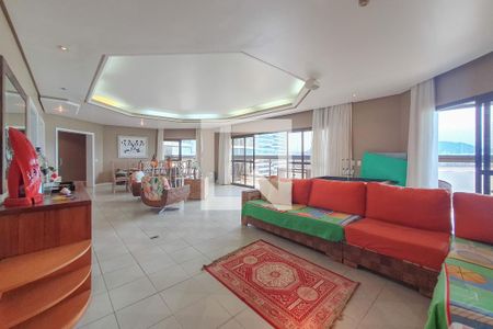 Sala de apartamento para alugar com 4 quartos, 250m² em Jardim Astúrias, Guarujá