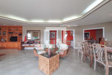 Sala de apartamento para alugar com 4 quartos, 250m² em Jardim Astúrias, Guarujá