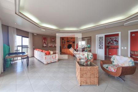 Sala de apartamento para alugar com 4 quartos, 250m² em Jardim Astúrias, Guarujá