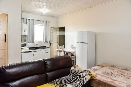 Sala/Cozinha de kitnet/studio para alugar com 1 quarto, 28m² em Costa E Silva, Porto Alegre