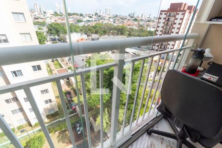 Varanda da Sala de apartamento à venda com 1 quarto, 33m² em Vila Penteado, São Paulo