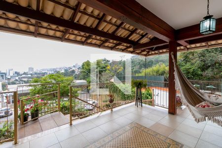 Varanda da Sala de casa à venda com 4 quartos, 266m² em Buritis, Belo Horizonte