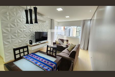 Sala de apartamento para alugar com 2 quartos, 60m² em Gonzaga, Santos