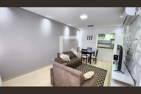 Sala de apartamento para alugar com 2 quartos, 60m² em Gonzaga, Santos