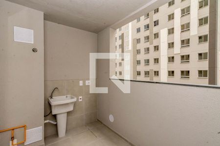 Varanda da Sala de apartamento à venda com 2 quartos, 43m² em Vila das Bandeiras, Guarulhos