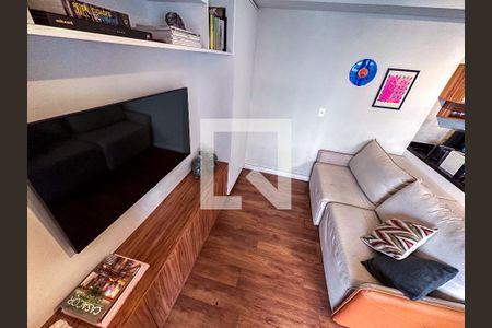 Sala - Detalhe de apartamento para alugar com 1 quarto, 40m² em Vila Pompéia, São Paulo