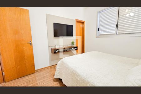 Quarto 01 - Suite de apartamento à venda com 3 quartos, 80m² em Santa Cruz, Belo Horizonte